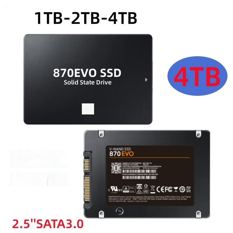 25-inch Built-in Ssd Solid-state 870EVO High-speed Transmission 1TB2TB4TB Expansion Upgrade - Hyper tech store