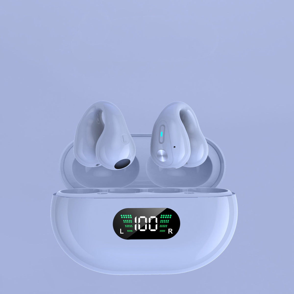 Bone Conduction Headphones TWS Earbuds Ear Clip Bluetooth 5.3 Touch Wireless Earphone In-Ear Bass HIFI Sports Headset - Hyper tech store