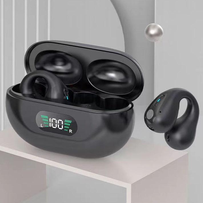Bone Conduction Headphones TWS Earbuds Ear Clip Bluetooth 5.3 Touch Wireless Earphone In-Ear Bass HIFI Sports Headset - Hyper tech store