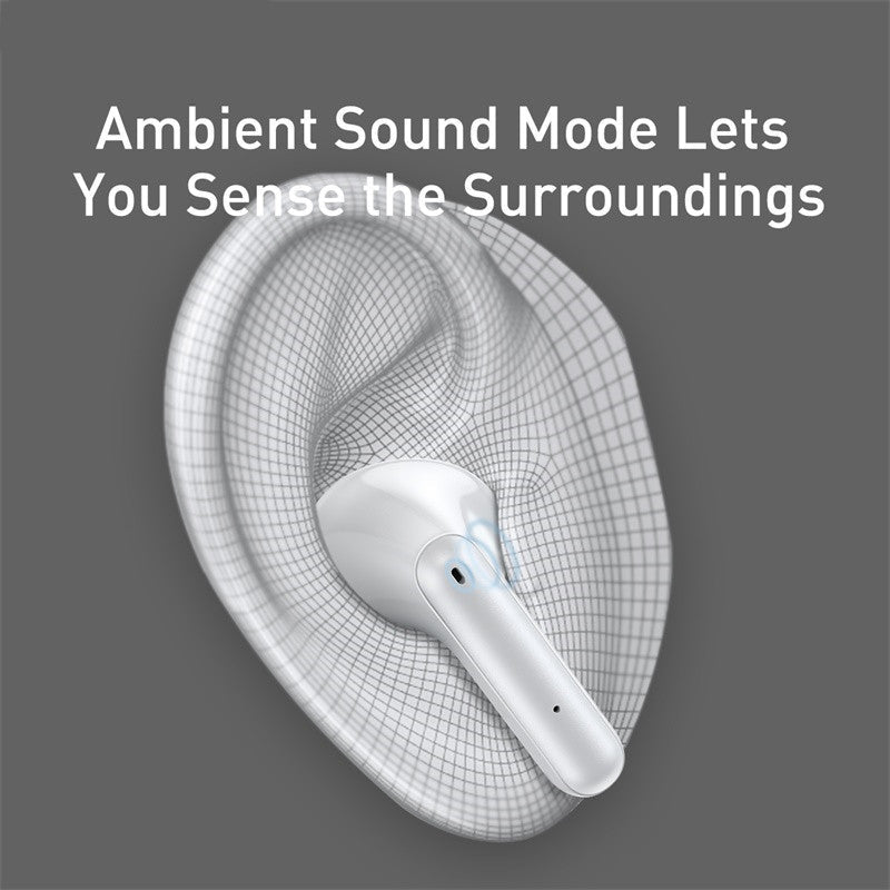 Dual Monaural Switching Noise-cancelling Earphones Waterproof Sound-activated Music Earphones - Hyper tech store