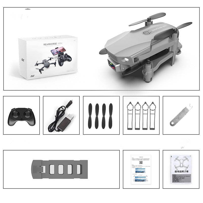 Folding Drone HD 4K Aerial Photography Mini Quadcopter Toy RC Airplane - Hyper tech store