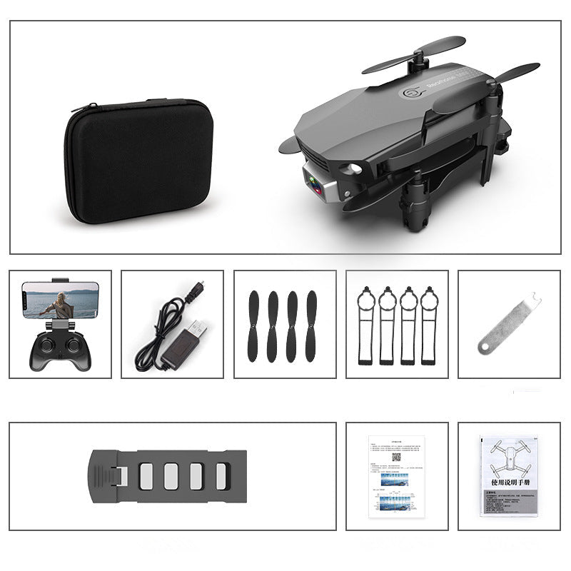 Folding Drone HD 4K Aerial Photography Mini Quadcopter Toy RC Airplane - Hyper tech store