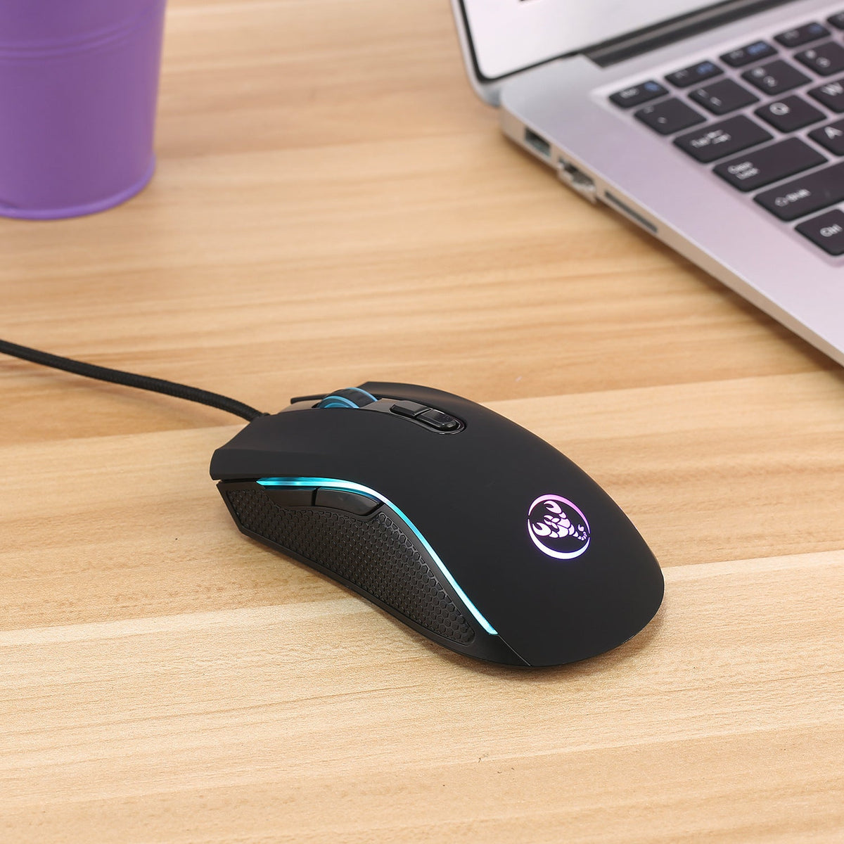 Gaming Usb Luminous Wired Keyboard Floating Manipulator - Hyper tech store