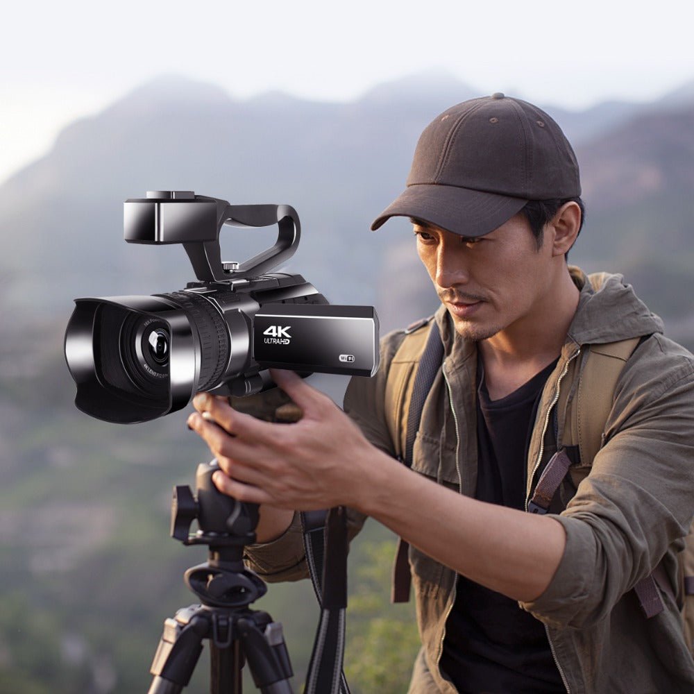 New Handheld High-Definition Digital Video Camera 4K Conference Camera Recorder Short Video Camera Dv - Hyper tech store