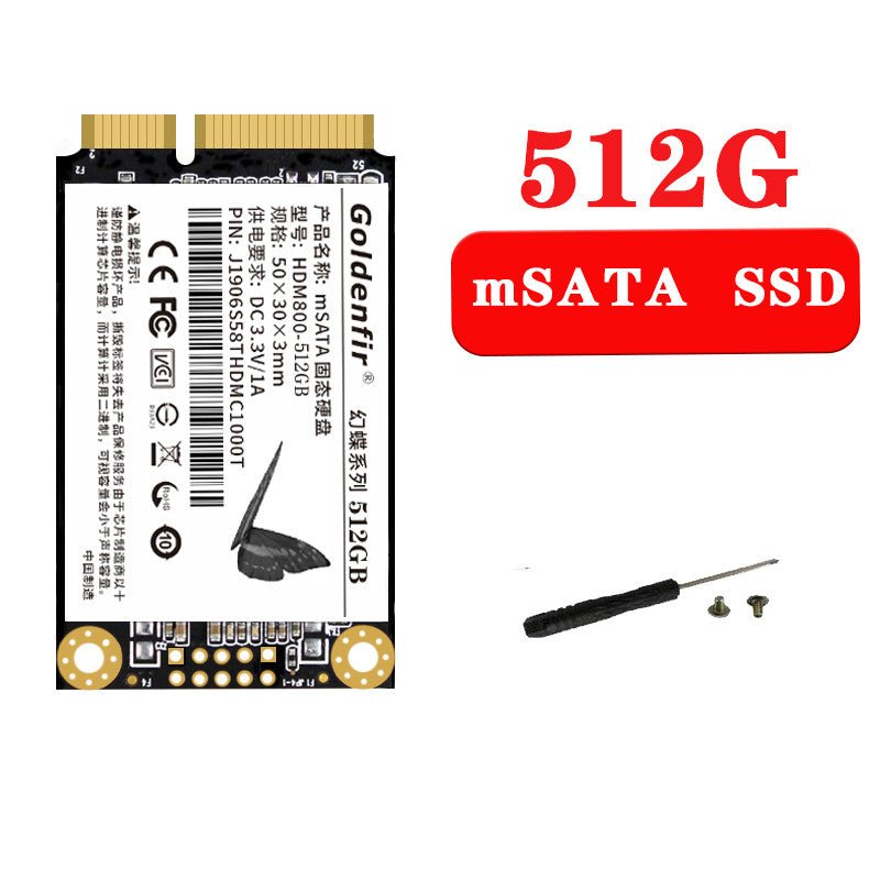 Solid State Drive Brand New 512GB Desktop Notebook Computer Universal Mini SATA Genuine SSD - Hyper tech store