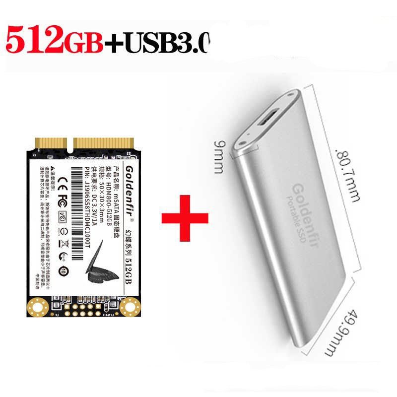 Solid State Drive Brand New 512GB Desktop Notebook Computer Universal Mini SATA Genuine SSD - Hyper tech store