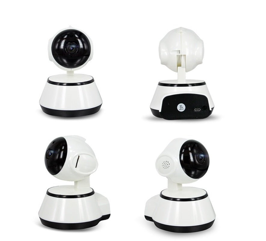 Wireless surveillance camera has a card reader wifi home phone wide-angle panorama 1 million pixels - Hyper tech store