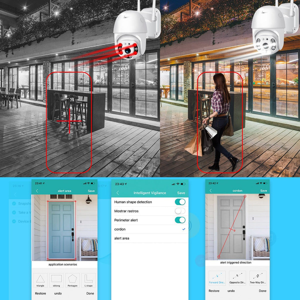 Wireless WiFi surveillance camera - Hyper tech store