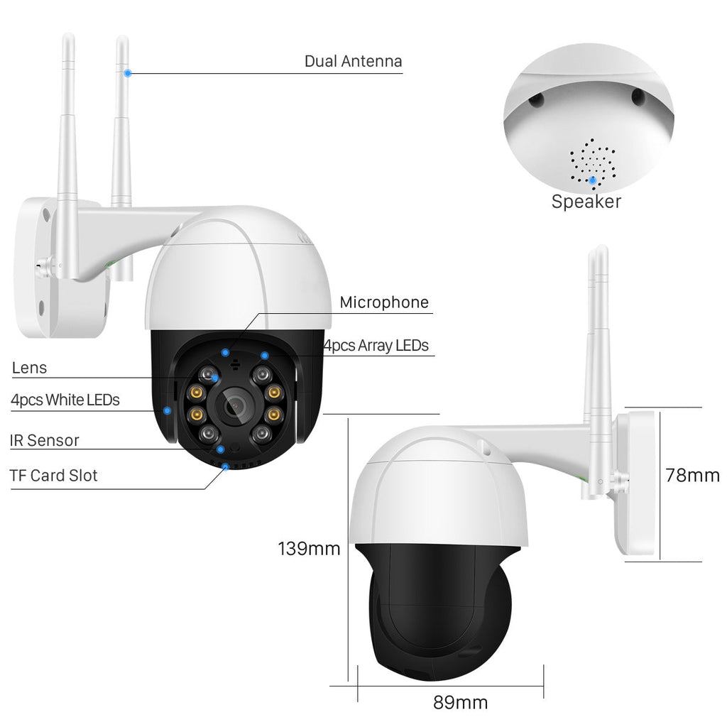 Wireless WiFi surveillance camera - Hyper tech store