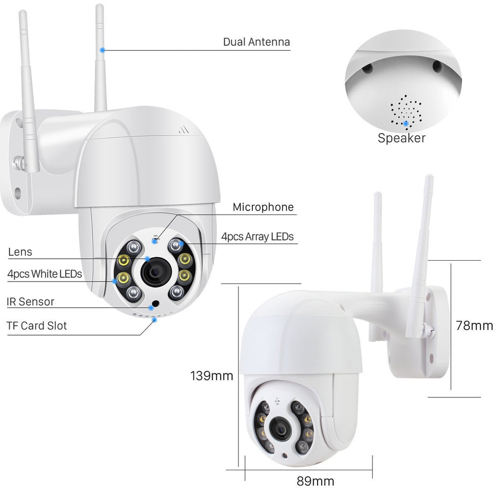 Wireless WiFi surveillance camera - Hyper tech store