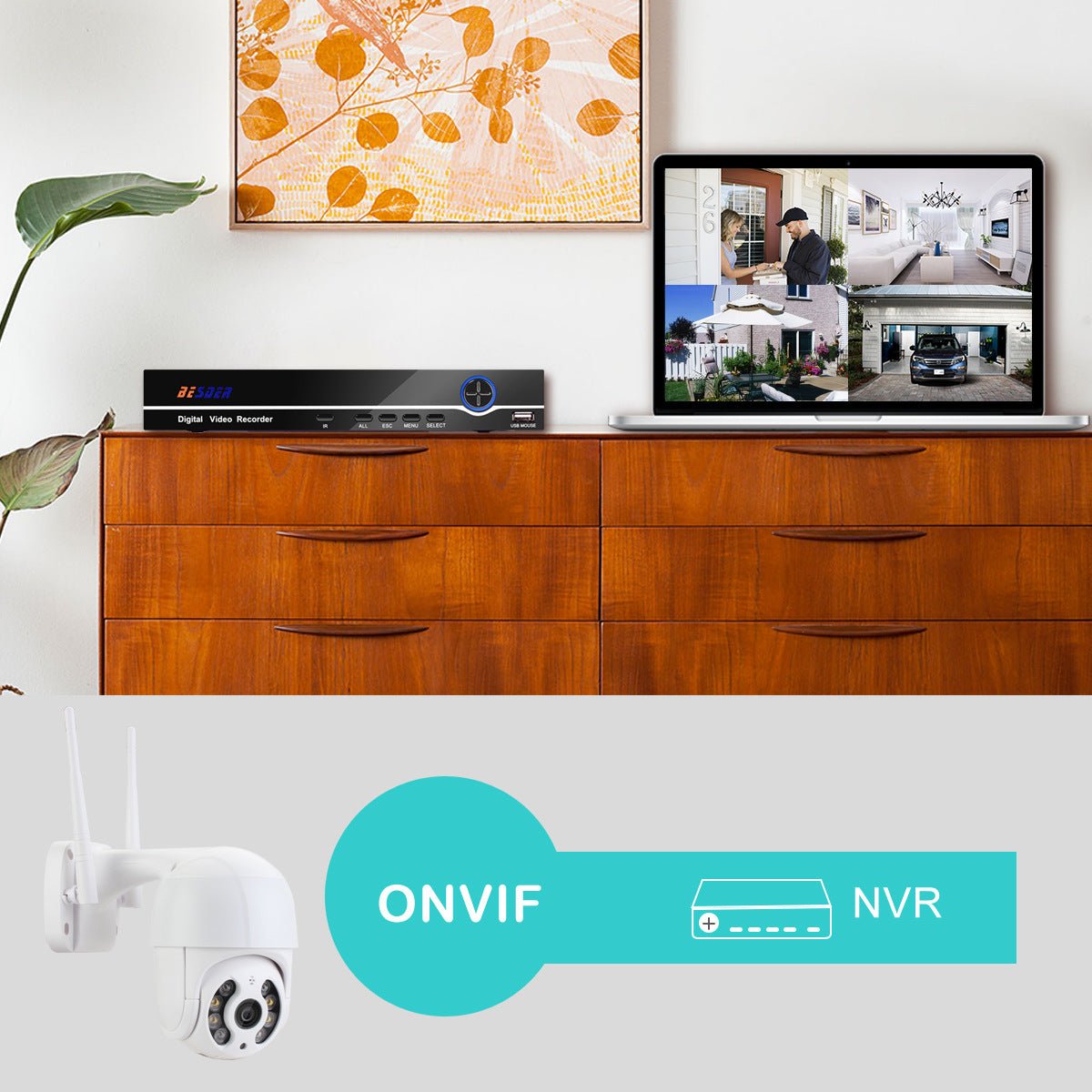 Wireless WiFi surveillance camera - Hyper tech store