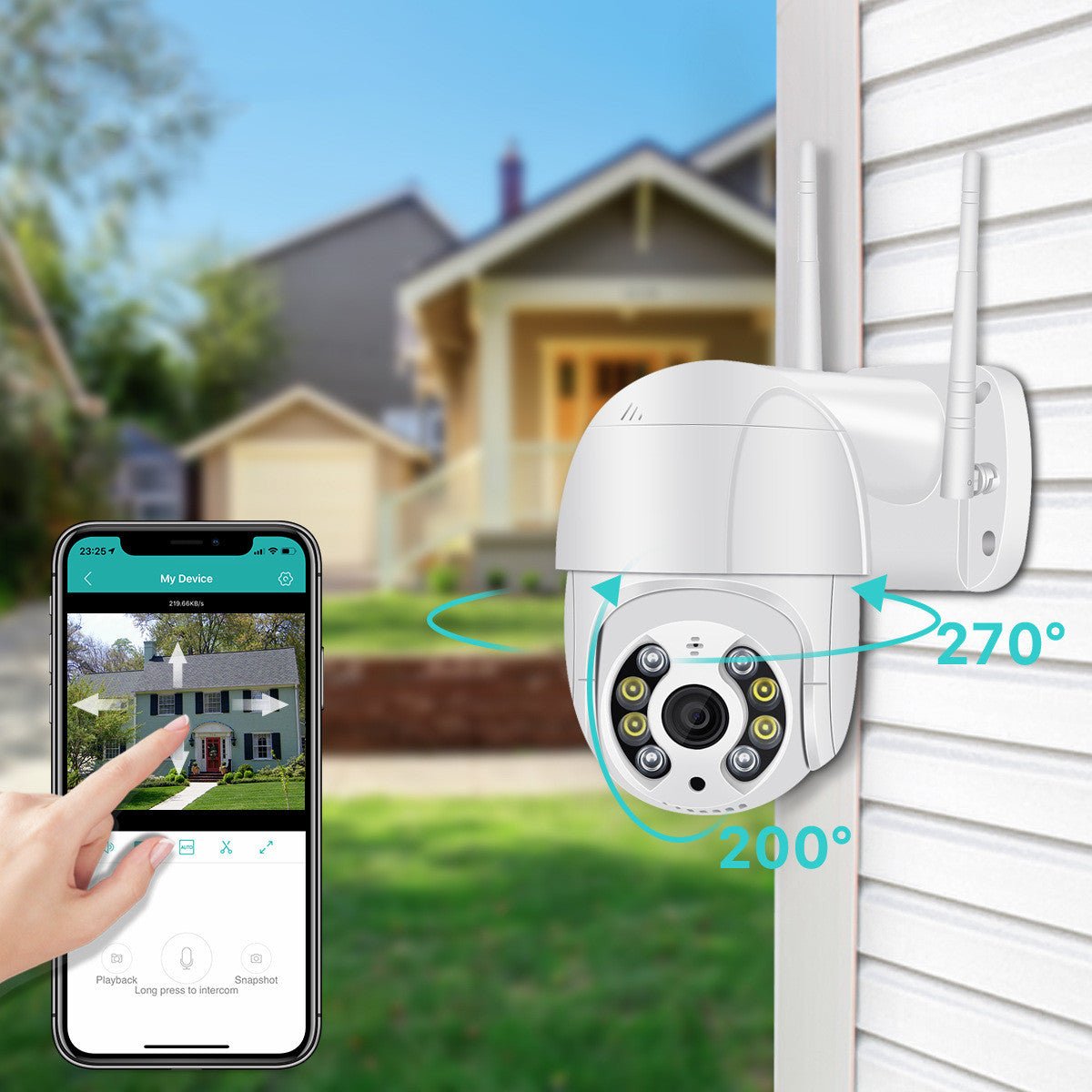 Wireless WiFi surveillance camera - Hyper tech store